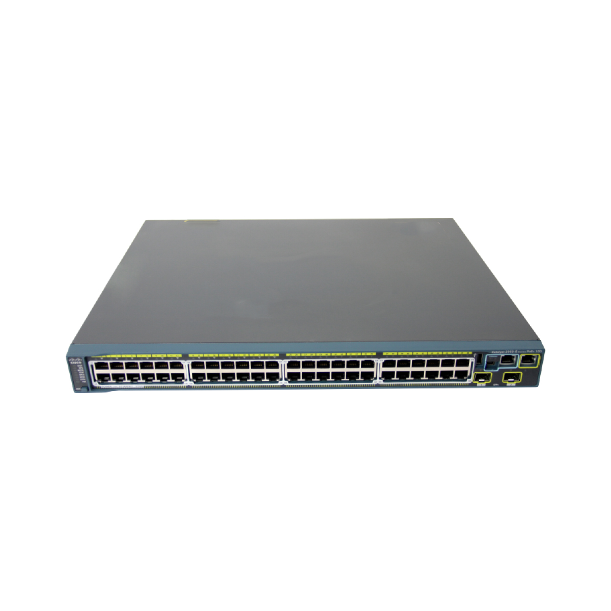 قیمت و خرید سوییچ شبکه 48 پورت + 2 پورت +SFP با 24 پورت PoE سیسکو مدل WS-C2960S-48LPD-L | نت ران